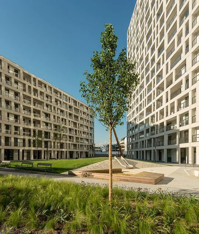 Dc Living Donaucity Hotel Wiedeń Apartament